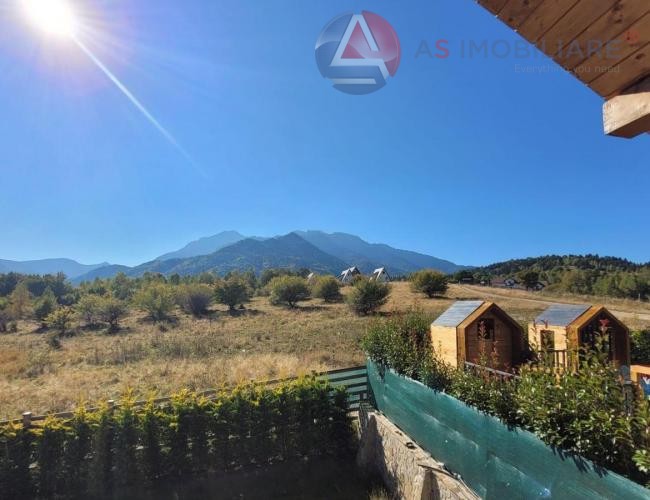 Casă de vacanță modernă P+M (Construcție 2023) – Teren 400 mp, Șemineu & Vedere Panoramică, Rasnov- Glajerie