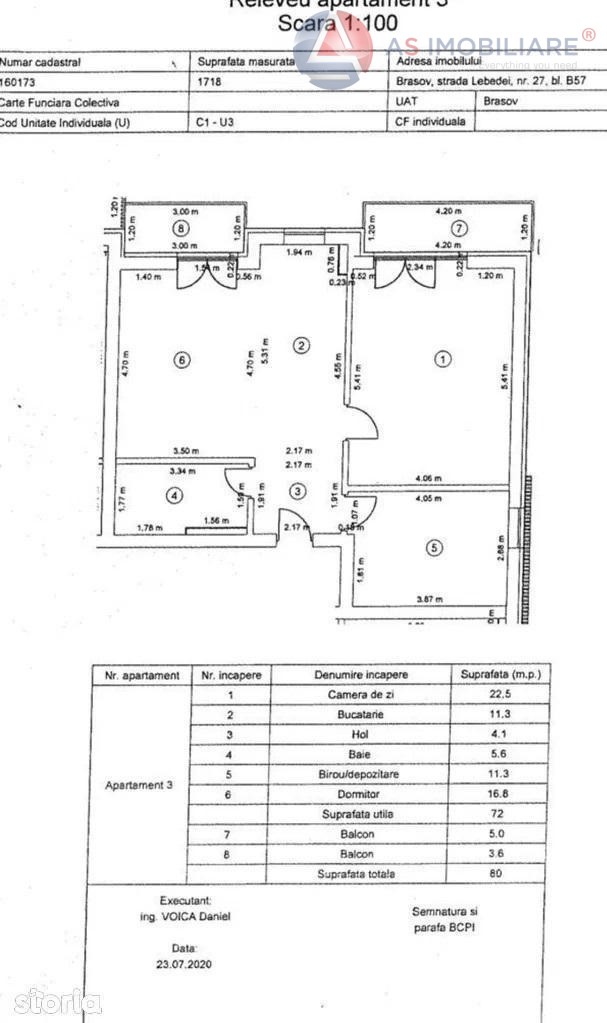Modern, Spatios si ''La Cheie''| Apartament 3 camere + Loc Parcare& Boxa, Avantgarden Bartolomeu, Brasov